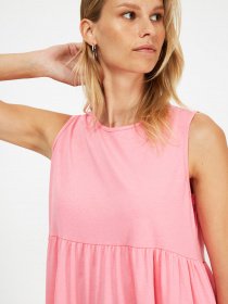 Платье мини Trendyol модель TWOSS21EL4360/Pembe Фото