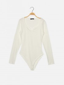 Боди Trendyol модель TWOAW22BD0018/Ekru Боди Trendyol модель TWOAW22BD0018/Ekru Фото