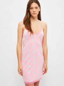 Нічна сорочка Trendyol модель THMSS21GC0056/Pudra Фото