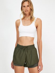 Шорты Trendyol модель TWOAW21SR0012/Haki Фото