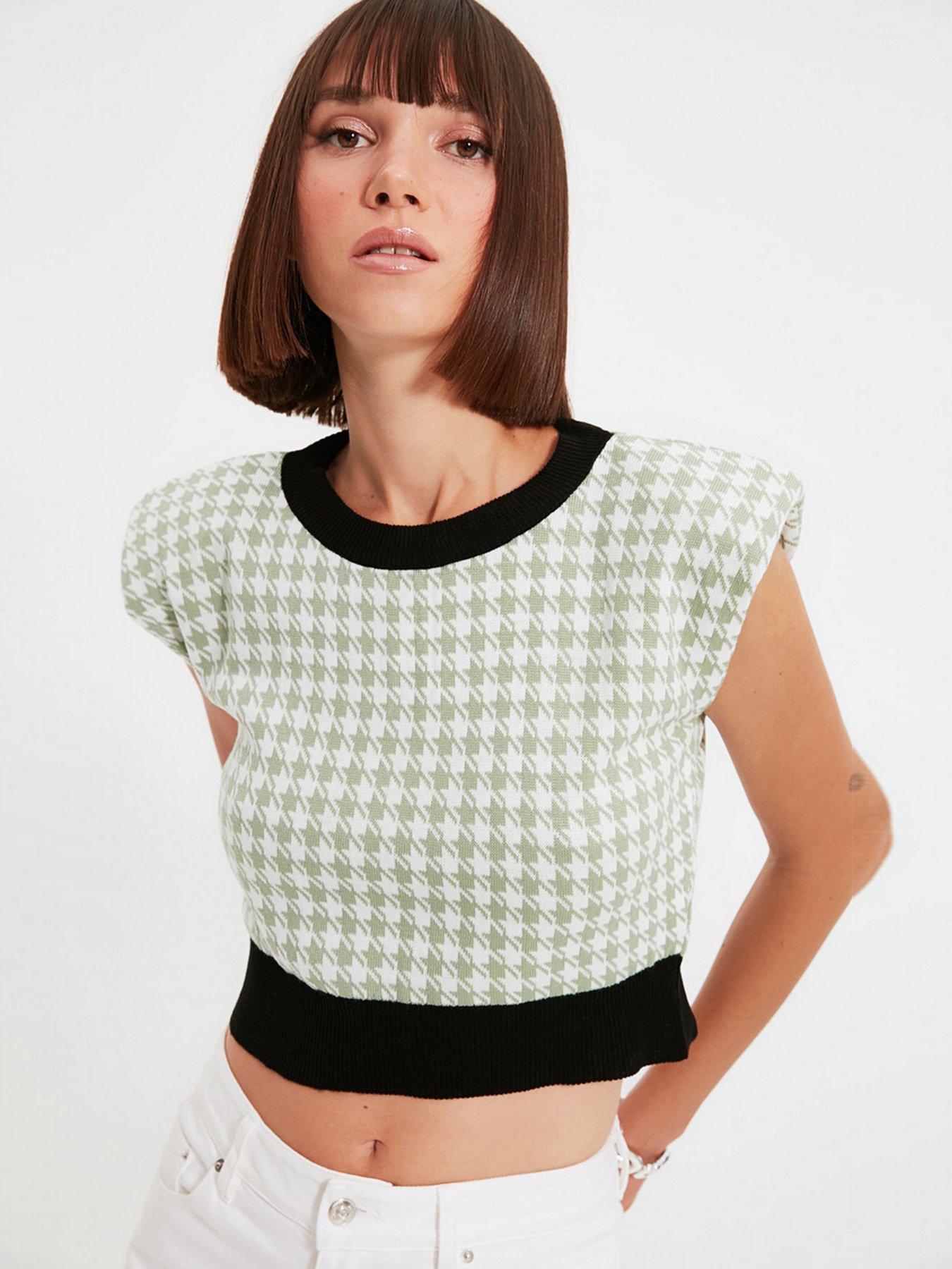 Жилет Trendyol модель TWOAW22BZ0038/Mint Фото