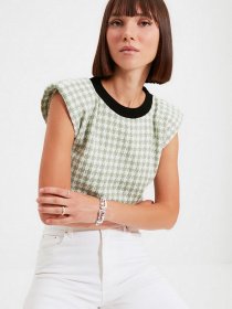 Жилет Trendyol модель TWOAW22BZ0038/Mint Фото