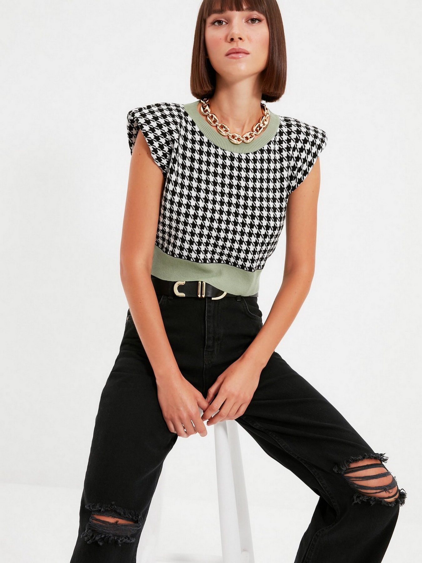 Жилет Trendyol модель TWOAW22BZ0038/Siyah Фото