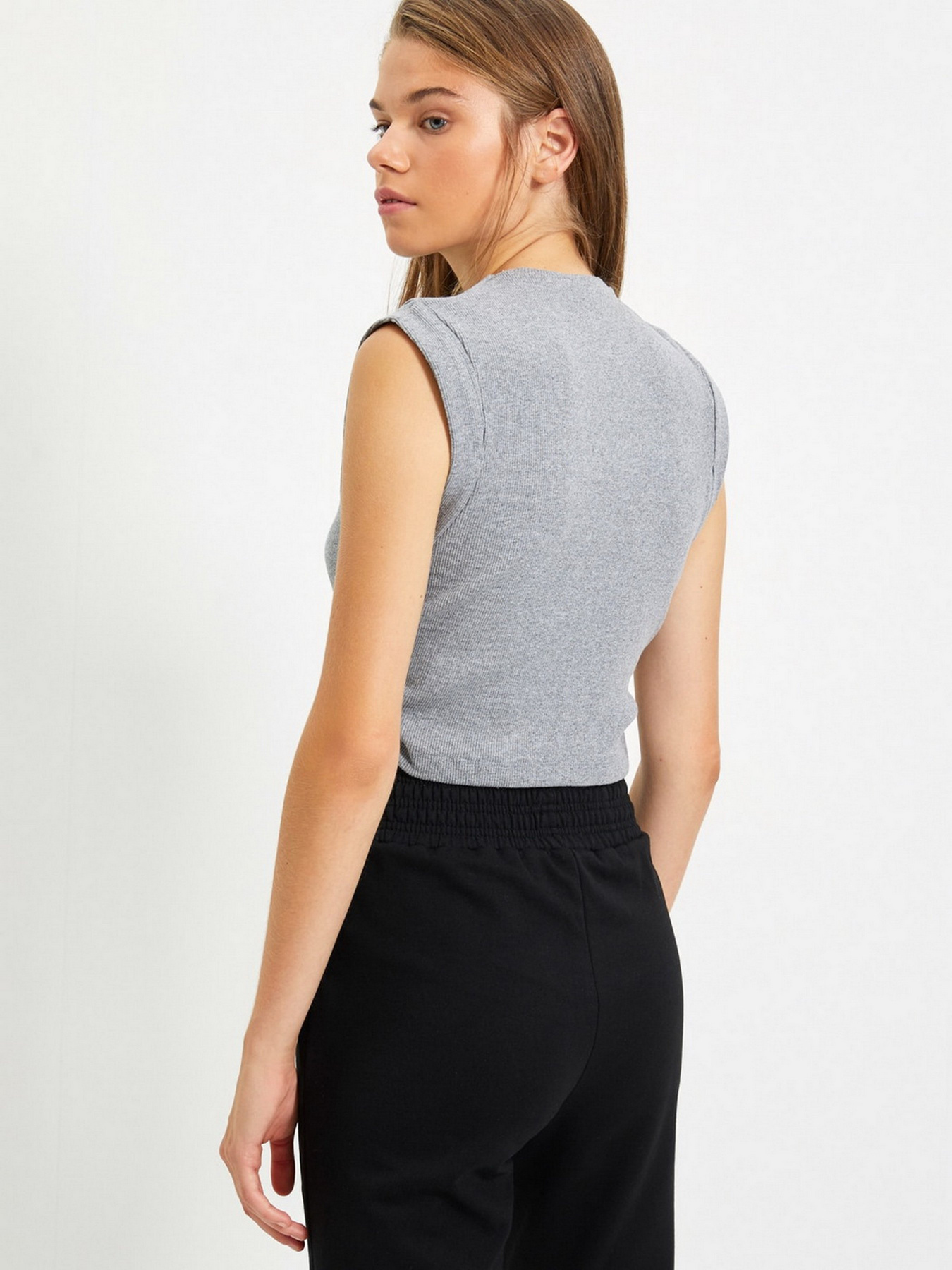 Топ Trendyol модель TWOAW22BZ0092/Gri Фото