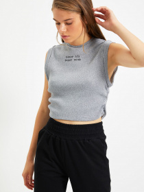 Топ Trendyol модель TWOAW22BZ0092/Gri Фото
