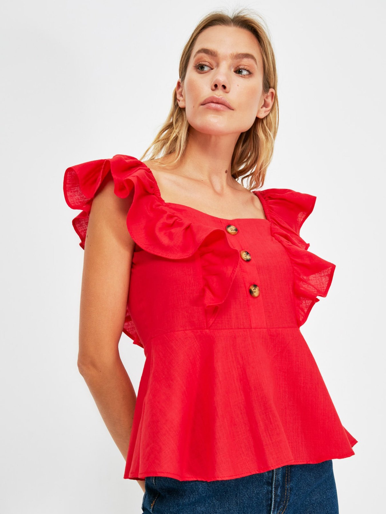 Блуза Trendyol модель TWOSS20BZ1268/Kirmizi Фото