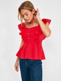 Блуза Trendyol модель TWOSS20BZ1268/Kirmizi Фото