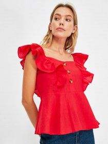 Блуза Trendyol модель TWOSS20BZ1268/Kirmizi Фото