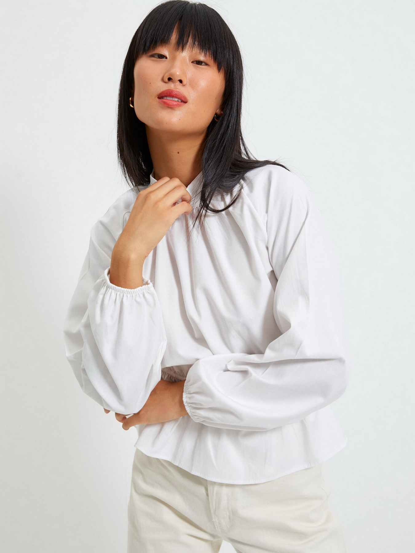 Блуза Trendyol модель TWOAW22BZ0101/Ekru Фото