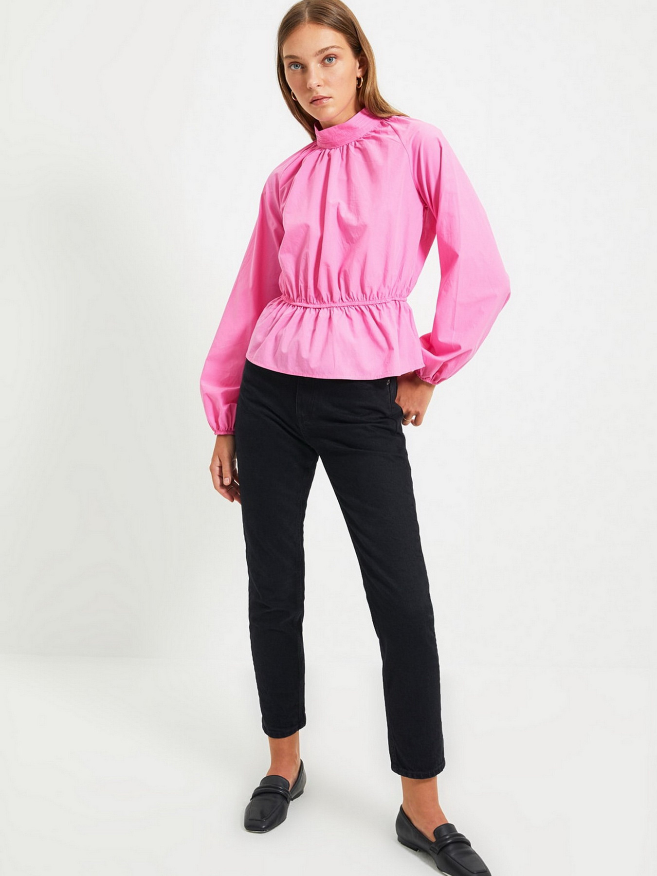 Блуза Trendyol модель TWOAW22BZ0101/Pembe Блуза Trendyol модель TWOAW22BZ0101/Pembe Фото