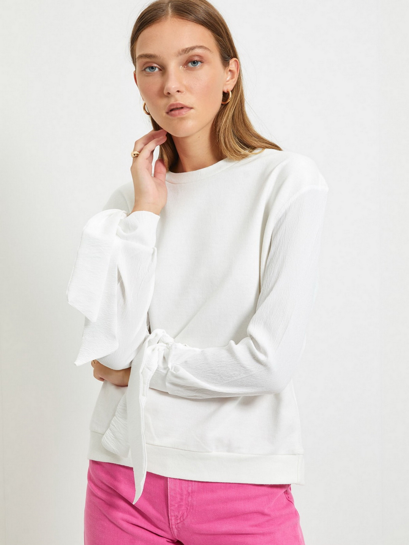 Блуза Trendyol модель TWOAW22BZ0106/Ekru Фото