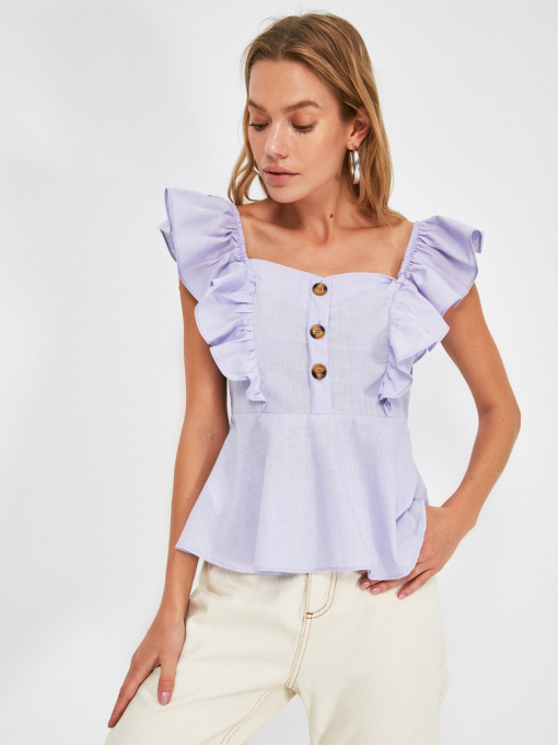 Блуза Trendyol модель TWOSS20BZ1268/Lila Фото