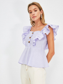 Блуза Trendyol модель TWOSS20BZ1268/Lila Фото