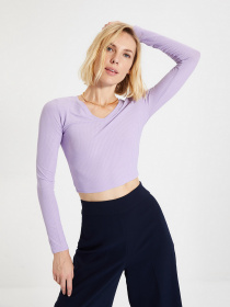 Лонгслив Trendyol модель TWOAW22BZ0121/Lila Фото