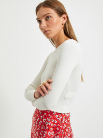 Лонгслив Trendyol модель TWOAW22BZ0124/Ekru Фото