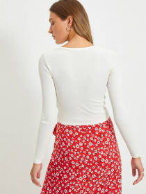 Лонгслів Trendyol модель TWOAW22BZ0124/Ekru Фото