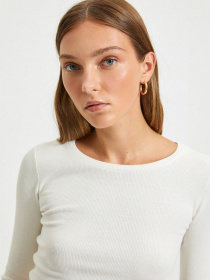 Лонгслів Trendyol модель TWOAW22BZ0124/Ekru Фото