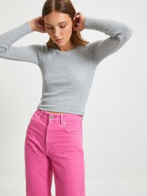 Лонгслив Trendyol модель TWOAW22BZ0124/Gri Фото