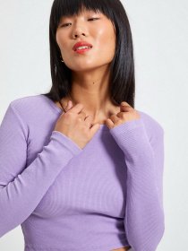 Лонгслив Trendyol модель TWOAW22BZ0124/Lila Фото