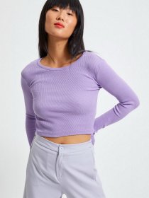 Лонгслив Trendyol модель TWOAW22BZ0124/Lila Фото
