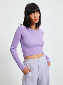Лонгслив Trendyol модель TWOAW22BZ0124/Lila Фото