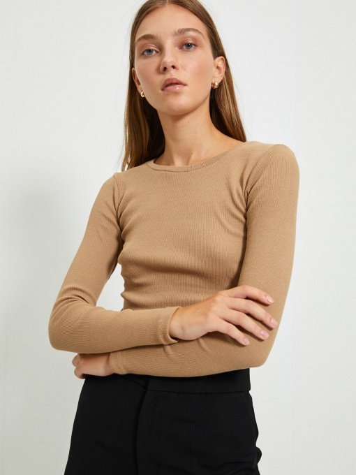 Лонгслів Trendyol модель TWOAW22BZ0124/Vizon Фото