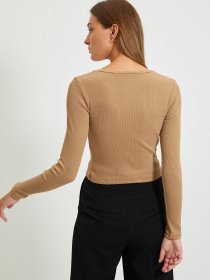 Лонгслів Trendyol модель TWOAW22BZ0124/Vizon Фото