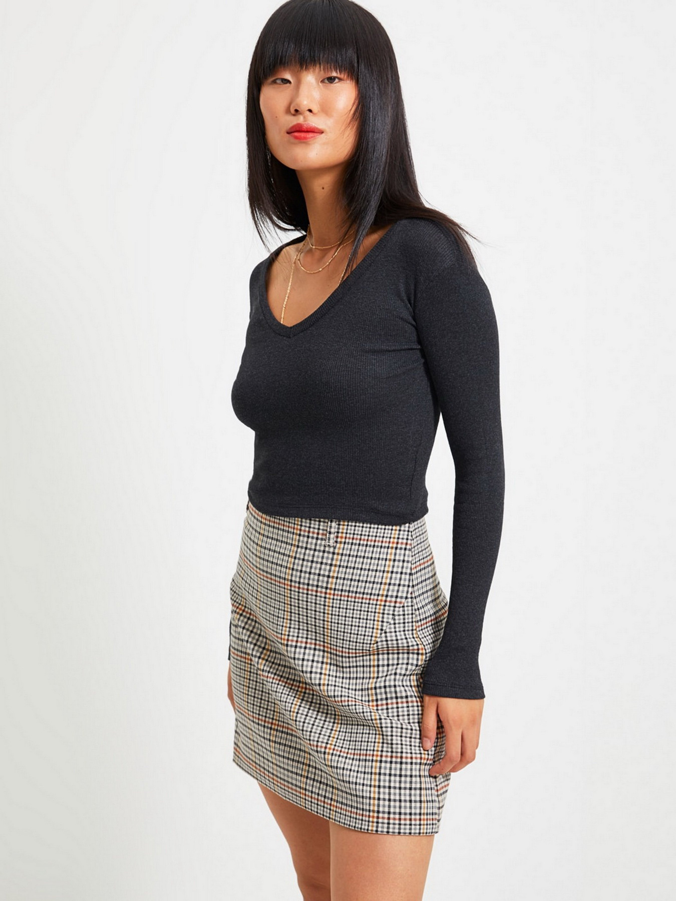 Лонгслив Trendyol модель TWOAW22BZ0129/Antrasit-Cok Renkli Фото