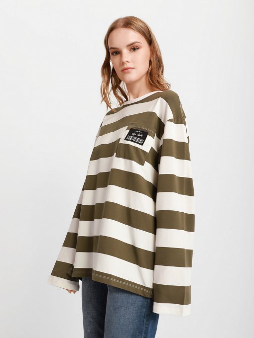 Лонгслив Trendyol модель TWOAW22BZ0162/Haki Фото