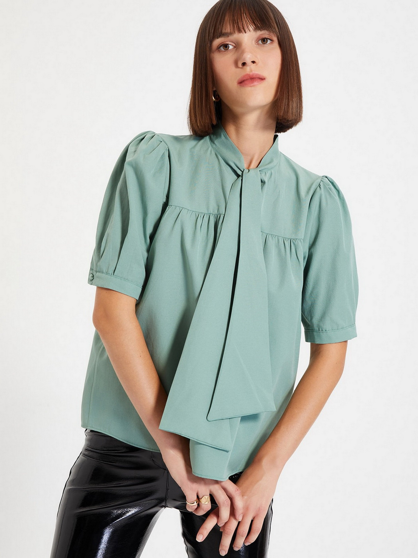 Блуза Trendyol модель TWOAW22BZ0167/Mint Фото