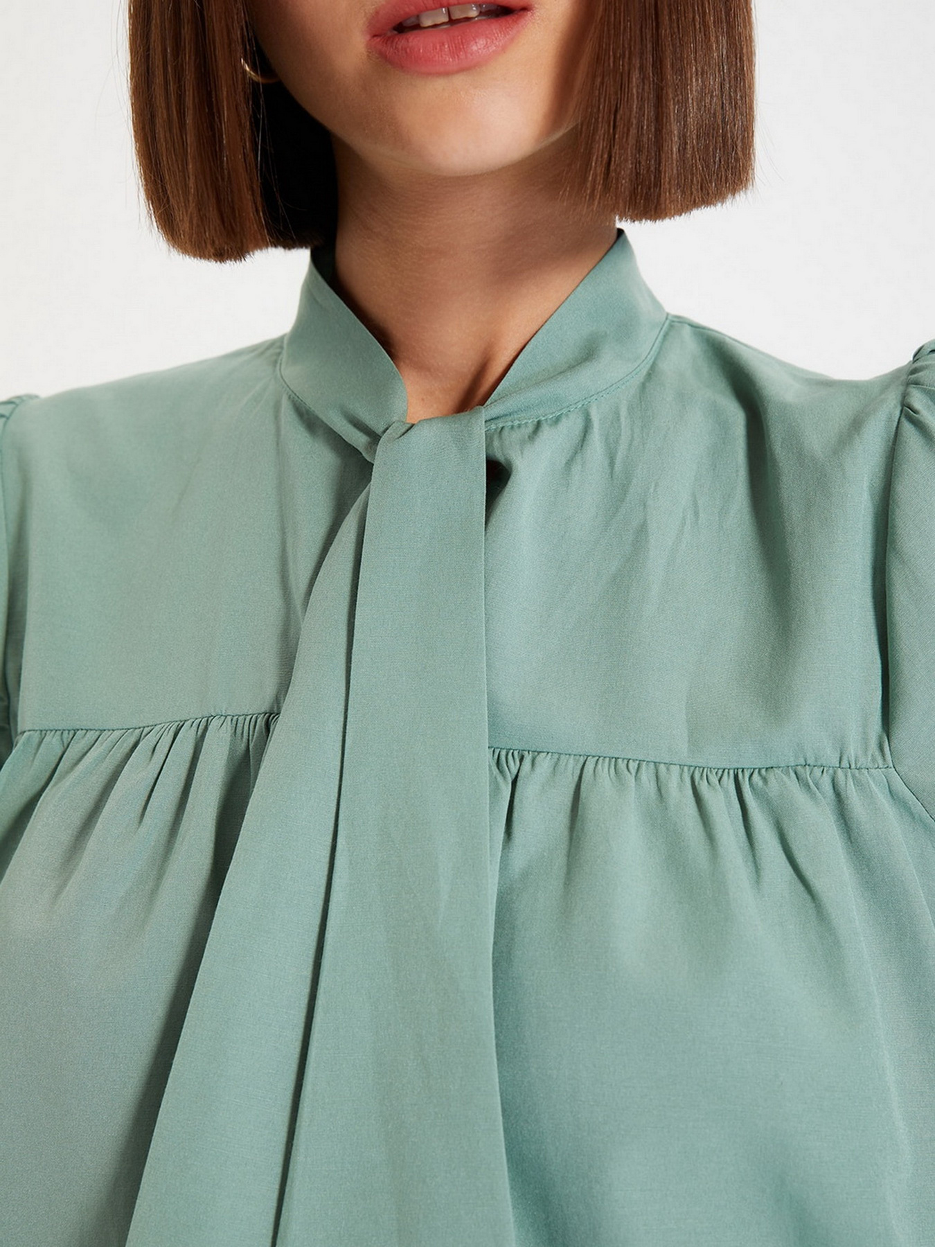 Блуза Trendyol модель TWOAW22BZ0167/Mint Фото