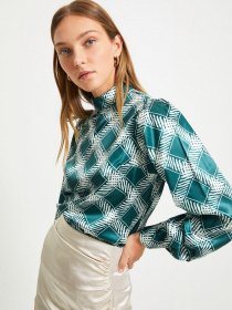 Блуза Trendyol модель TWOAW22BZ0171/Zumrut Yesili Фото