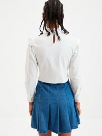 Блуза Trendyol модель TWOAW22BZ0185/Ekru Фото