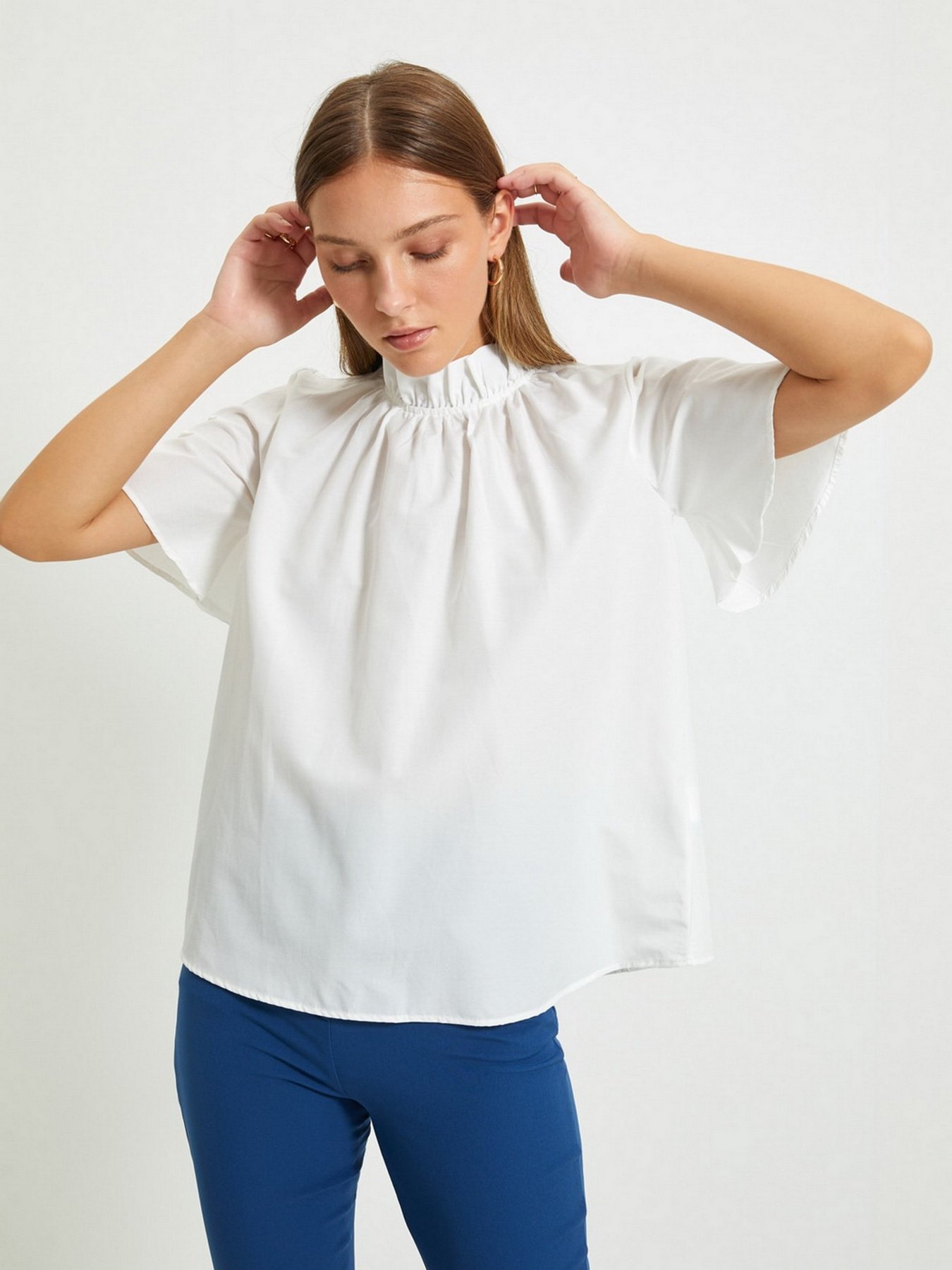 Блуза Trendyol модель TWOAW22BZ0195/Ekru Фото