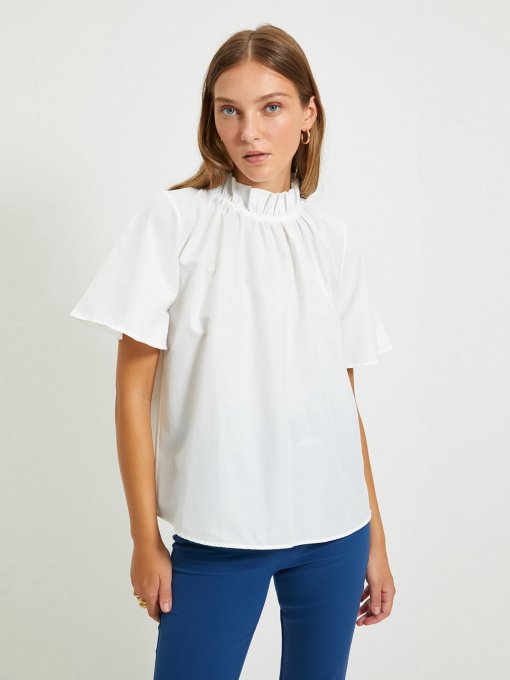 Блуза Trendyol модель TWOAW22BZ0195/Ekru Фото