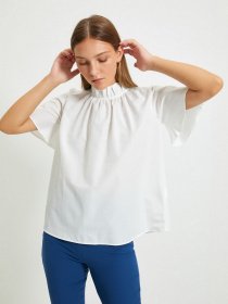 Блуза Trendyol модель TWOAW22BZ0195/Ekru Блуза Trendyol модель TWOAW22BZ0195/Ekru Фото