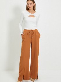 Лонгслив Trendyol модель TWOAW22BZ0217/Ekru Фото