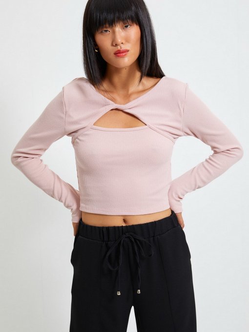 Лонгслив Trendyol модель TWOAW22BZ0217/Gul Kurusu Фото