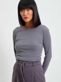 Лонгслив Trendyol модель TWOAW22BZ0220/Antrasit Фото