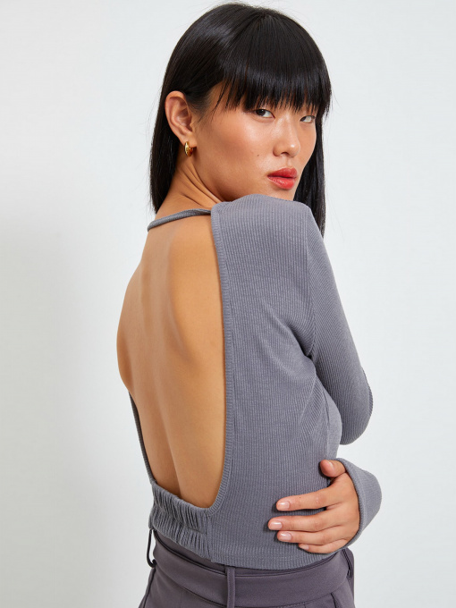 Лонгслів Trendyol модель TWOAW22BZ0220/Antrasit Фото