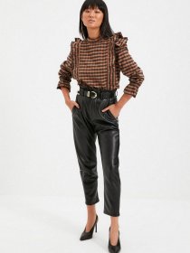 Блуза Trendyol модель TWOAW22BZ0226/Kahverengi Фото