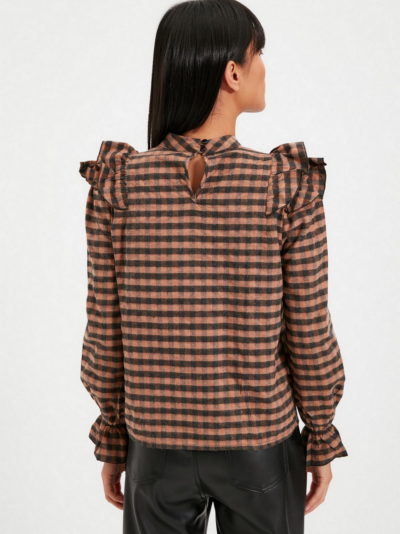 Блуза Trendyol модель TWOAW22BZ0226/Kahverengi Фото