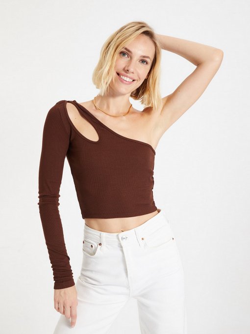 Топ Trendyol модель TWOAW22BZ0242/Kahverengi Фото