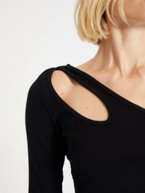 Лонгслив Trendyol модель TWOAW22BZ0242/Siyah Фото