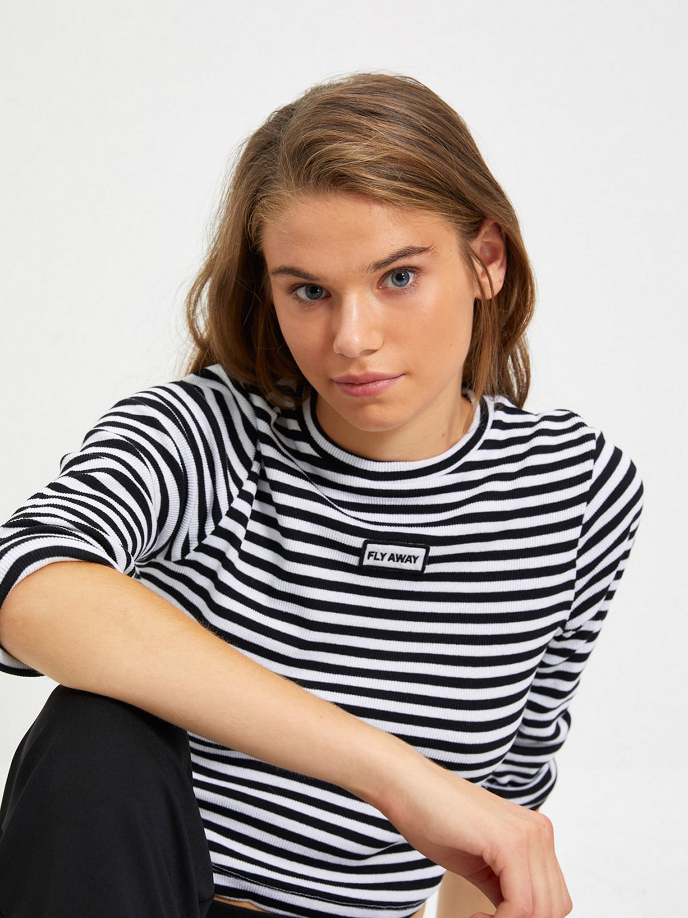 Лонгслів Trendyol модель TWOAW22BZ0245/Siyah Фото