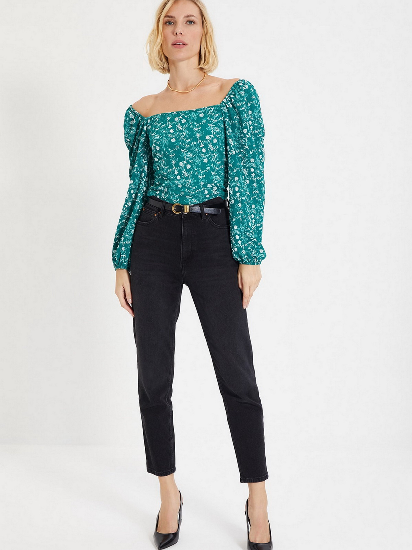 Блуза Trendyol модель TWOAW22BZ0254/Yesil Фото