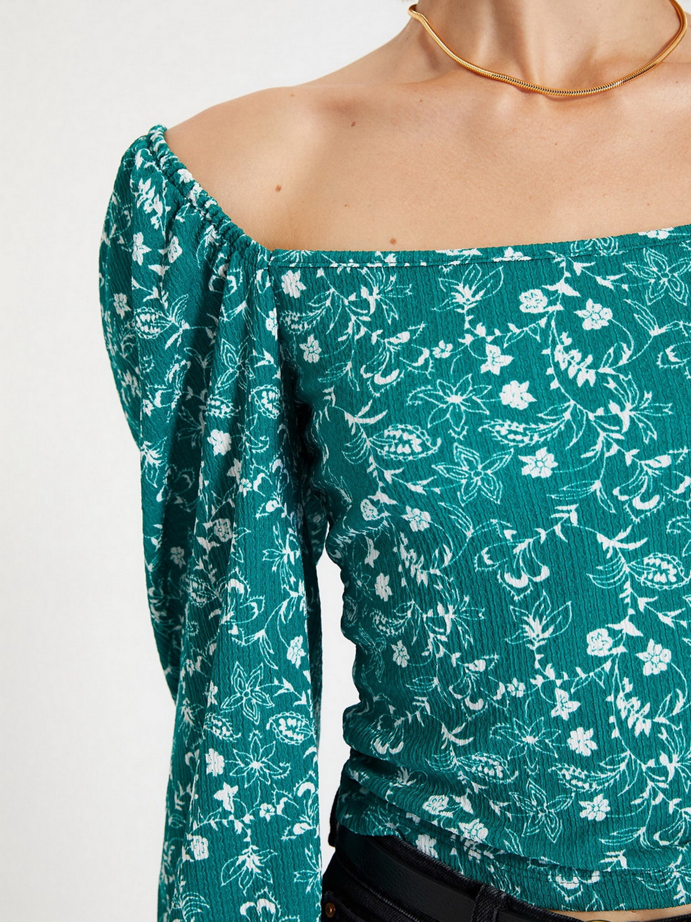 Блуза Trendyol модель TWOAW22BZ0254/Yesil Фото