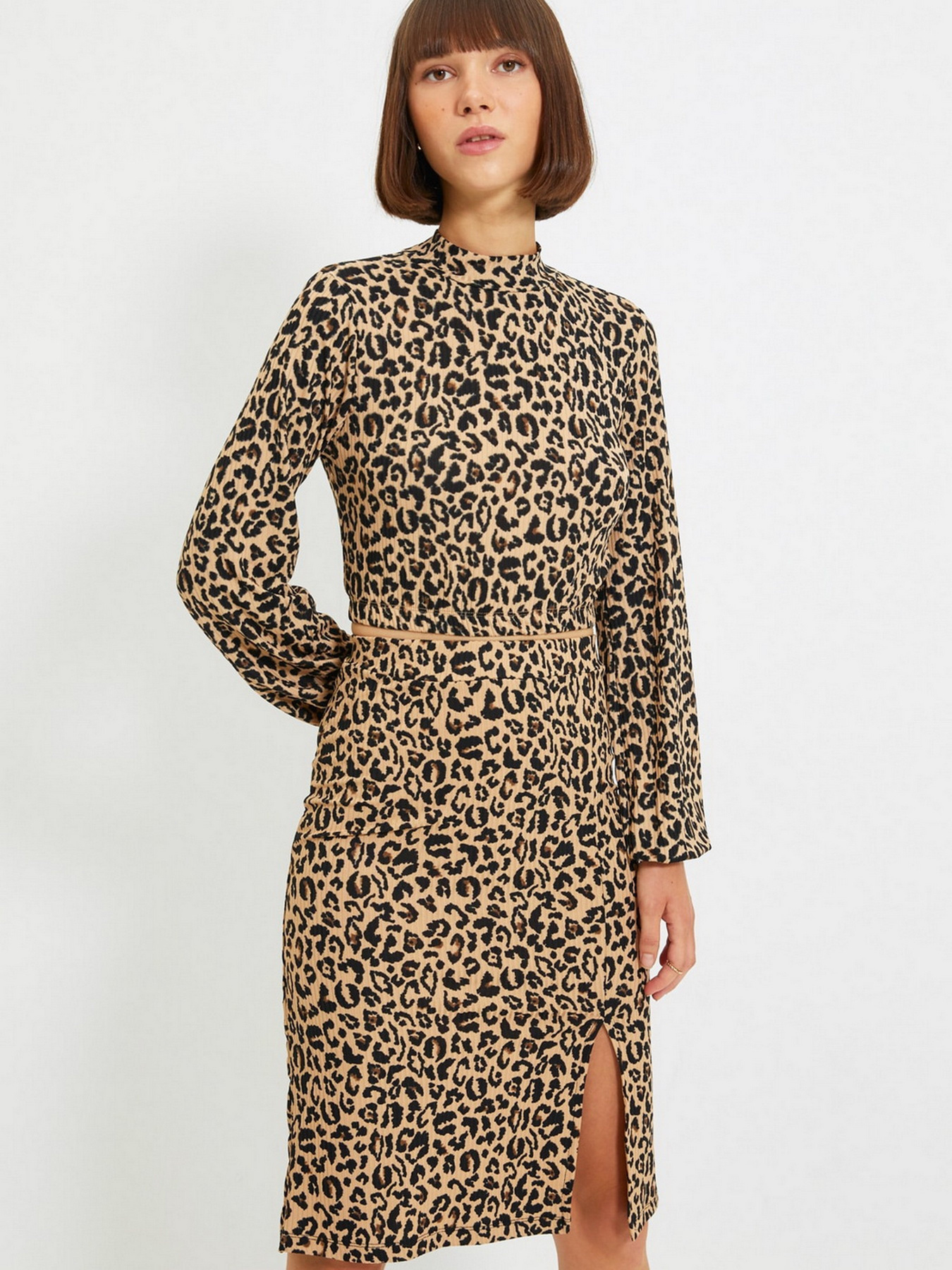 Блуза Trendyol модель TWOAW22BZ0260/Kahverengi Блуза Trendyol модель TWOAW22BZ0260/Kahverengi Фото