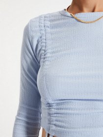 Блуза Trendyol модель TWOAW22BZ0261/ACik Mavi Блуза Trendyol модель TWOAW22BZ0261/ACik Mavi Фото