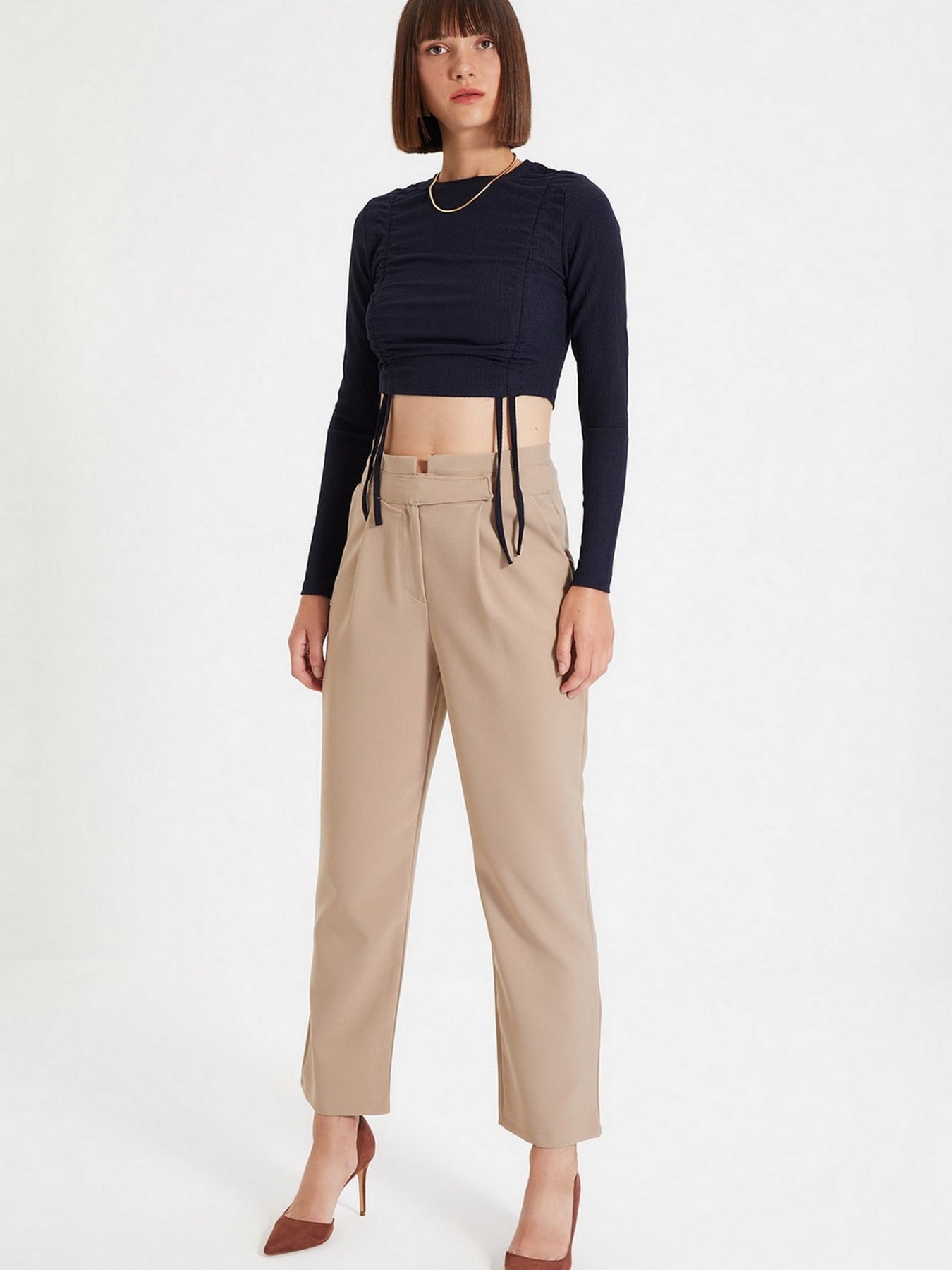 Топ Trendyol модель TWOAW22BZ0261/Lacivert Фото